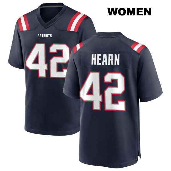 Azizi Hearn New England Patriots Womens Stitched Number 42 Home Navy Game Football Jersey